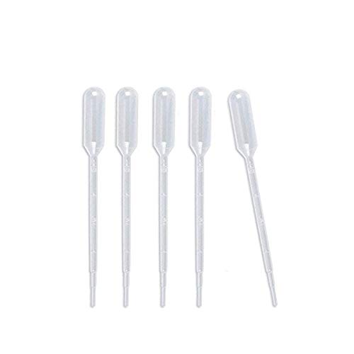 Oopsu 300PCS 1ml Plastic Transfer Pipette,Essential Oils Pipettes Transfer Pipettes Eye Dropper Gradulated