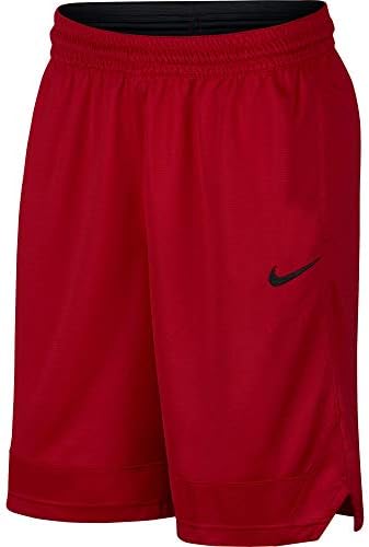 Nike Dri-FIT Icon, Men's Basketball Shorts, Athletic Shorts with Side Pockets, University Red/University Red, XL-T