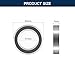 HiPicco 6903-2RS Deep Groove Bearings, ID 17mm x OD 30mm x Width 7mm Double Rubber Sealed Ball Bearings, Pre-Lubricated (GCr15) Chrome Steel 10pcs