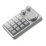 省スペースミニキーボードプログラマブル16キー3つのノブデスクフレンドリー