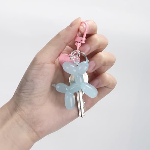 Cute Jelly Balloon Dog Keychain, Couple Keychain Accessories for Car Keys Backpack Pendant Bag Keychain4