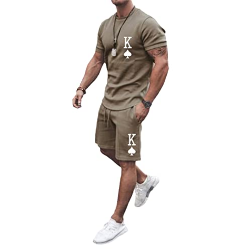 Ensemble homme 2 pièces chemise décontractée short chic
