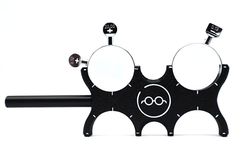 Image of Optometry 8 Slot Trial Lens Flipper Optometrist Tool for Trial Glasses Optical Ophthalmic Lens Flipper for Vision Testing & Vision Therapy Optician Tools Optometry Equipment (Black)