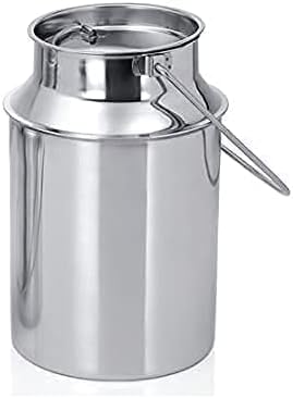 BHATI Stainless Steel Ghee can/Oil Container/Milk Pot/Milk Can (10 L)