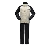 [ヤマハ発動機] バイク用レインスーツ セパレート YAR32 サイバーテックス アイボリー LLサイズ 防水 雨具 カッパ 90792R062X