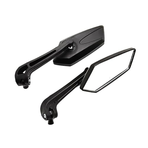 Espejo retrovisor para motocicleta con reflector de gran alcance ajustable para manillar