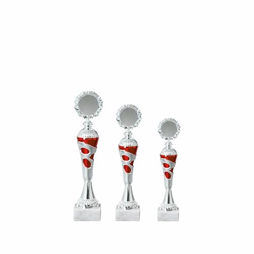 JSSC Neugart GmbH Pokalserie, 3-er Serie, Pokale mit Wunschgravur für Fussball, Tennis, Poker, Skat, Dart, Basketball (13)