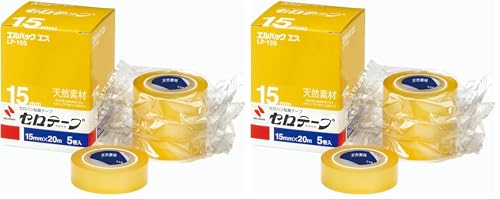 Amazon | ニチバン セロテープ 小巻 エルパックエス 5巻入 15mm×20m LP