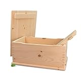 ZirbenBrotkiste | 3-teilig (Brotdose + Deckel + Ablagegitter) | Maße: 435x275x200mm (LxBxH)