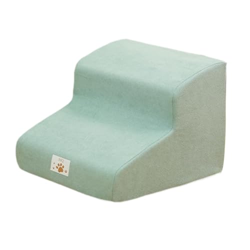 KJOET 犬用階段 ペットステップ 屋内外対応 ペット階段 犬用ステップ カバー取り外し可能 犬 踏み台 うさぎ 小型犬 高齢犬適用 フォーム階段 ペット用品 (カーキ, 40cmx71cmx46cm, 4)