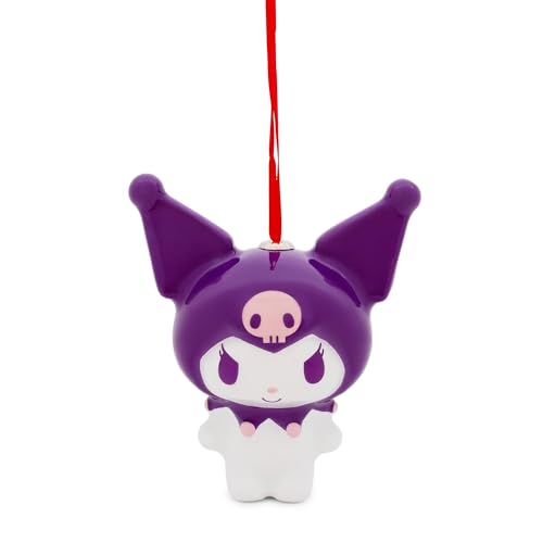 Sanrio Kuromi 4-Inch Shatterproof Decoupage Ornament | Festive Christmas Tree Decoration