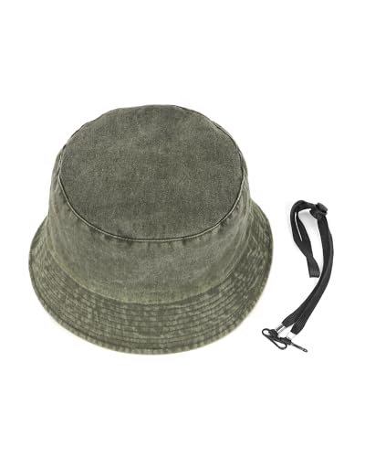 Image of Zylioo XL XXL Bucket Hat for Big Heads, Washed Cotton Sun Hat | Roomy L-XXL Fit With Washed Cotton Comfort, Easy To Fold For Fishing, Beach, Hiking, Travel, And Summer Wear