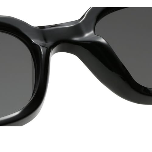 Lunettes de soleil tendance style rétro punk verres haut de gamme bleu vert