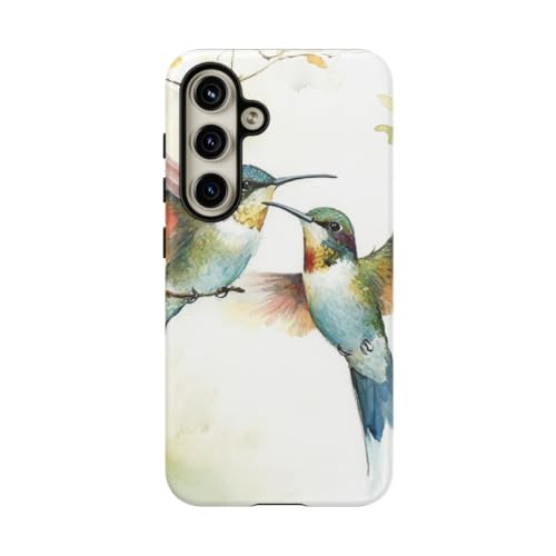Coque Samsung S24 colibri vert, l'accessoire nature chic