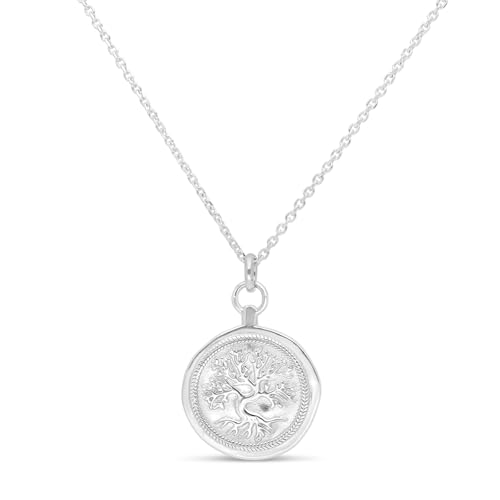 Collier pendentif arbre de vie en argent : idée cadeau femme pour Noël
