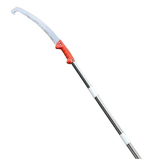 COCONUT Pole Saws for Tree Trimming, 7.5FT Pole Pruning Saw Stainless Steel Pole with Saw Blade for Pruning and Trimming Branches and Leaves at Forestry Lawn Garden