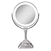 Zadro Led Light Dimmable Dual-sided Vanity Mirror, Satin Nickel