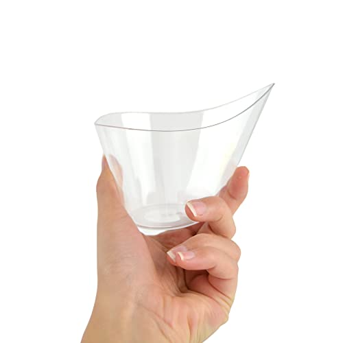 Pz 50 coppetta trasparente da 200 cc forma a