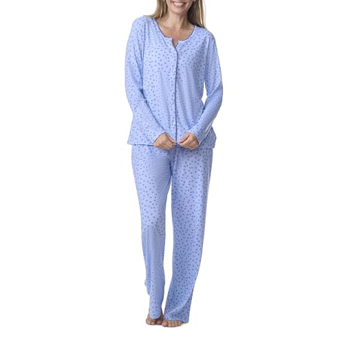 Karen Neuburger Women's Long Sleeve Cardigan Pajama Set2