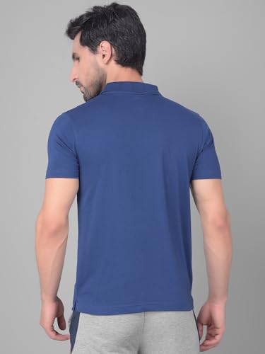 Image of Dollar Mens Cotton Casual Solid Polo Tshirt (Pack of 1)