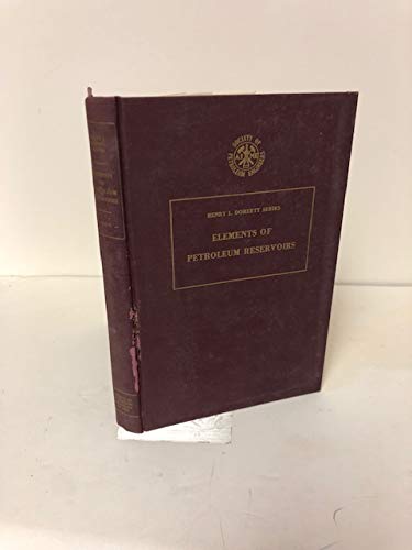 Elements of the Petroleum Reservoirs B01G2OIOZU Book Cover
