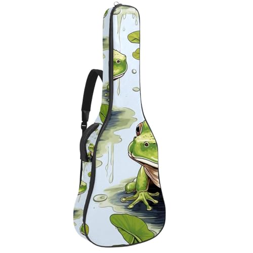 Sac de transport pour guitare acoustique étanche 101,6 104,7 cm grenouille