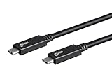 Monoprice USB Type-C to Type-C 3.1 Gen 2 Cable - 10Gbps, 5 Amp, 30AWG, 3.3 Feet, Black - Essential Series