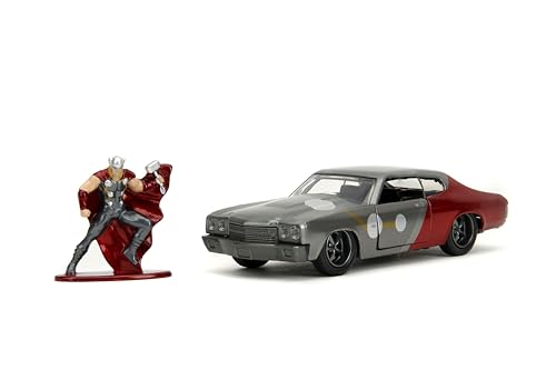 Marvel Thor 1:32 1970 Chevy Chevelle SS Die-Cast Car & 1.65