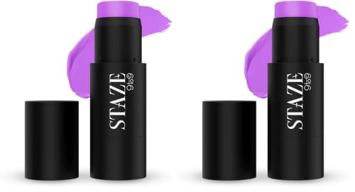 Image of Staze 9to9 Cheek Me Out Multipurpose Blush Stick Tint | On The Go Lip + Cheek + Eye Makeup | Highly Pigmented + Blendable | 12Hrs Long Stay | Natural, Creamy Finish | Travel-Friendly | 04 Tease | 6g
