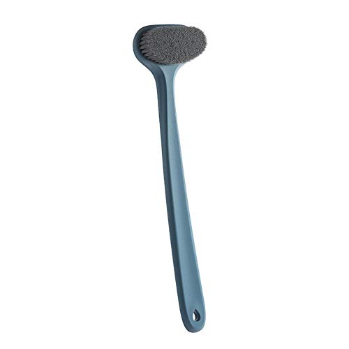 Bath Body Brush Shower Back Scrubber Brush with 14 Long Handle Comfy Bristles for Gentle Exfoliation Improve Skin's Health and Beauty Bath Shower Wet Dry Brushing (Navy) Bath Body Brush Shower Back Scrubber Brush with 14" Long Handle Comfy Bristles for Gentle Exfoliation Improve Skin's Health and Beauty Bath Shower Wet Dry Brushing (Navy)