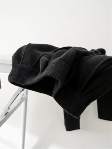 Womens Merino Wool Medium Seam Pencil Pants Winter Cashmere Knitting Pants Style Soft Warm Trousers3