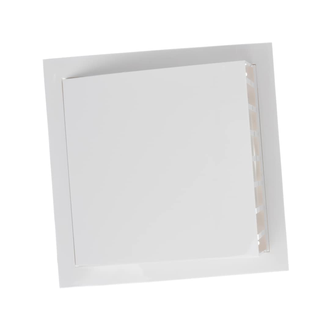 Ø 150mm Rejilla de Ventilación con Protección contra Lluvia y Viento y Válvula de Retención - Plástico ABS Blanco