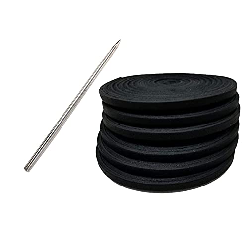 TOFL 6 Black Laces and a Lacing Needle to Repair You Baseball Glove