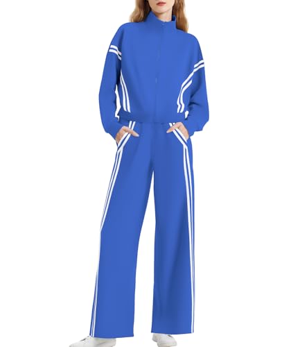 Casly Lamiit Womens Two Piece Sweatsuit Matching Lounge Outfits Track
