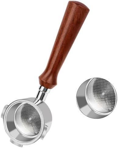 Philorn 51mm Bottomless Portafilter 3 Ears,Compatible with Delong...