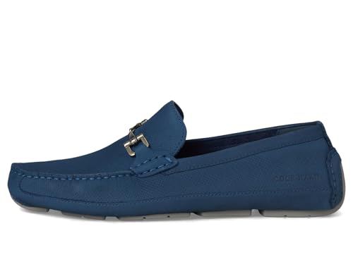 Cole Haan Men's Wyatt Bit Drivers, Big Dipper Nubuck/Sea Stone, 11.5-M US4