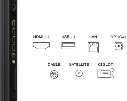 TCL 85C7K — détail de l'écran allumé