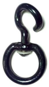 Outdoor Patio Shop Pigtail Eye Bolt - Swivel Swing Hanger with Open End