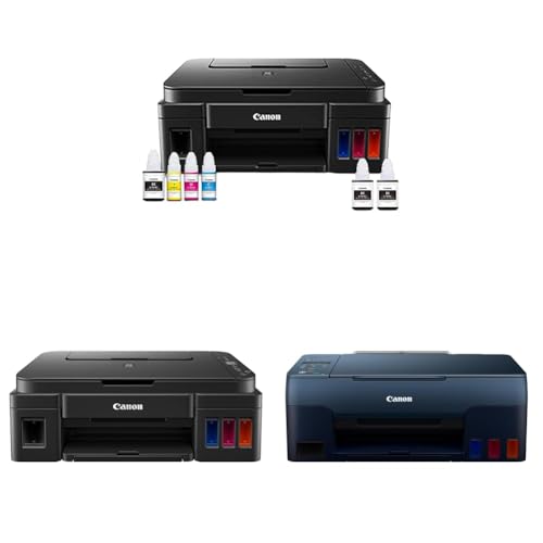 Image of Canon PIXMA MegaTank G3000 All in One WiFi Inktank Colour Printer with 2 Additional Black Ink Bottle