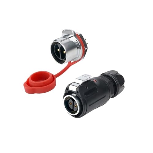 Conector de energía rápido reversible LP24 Aviation 2 núcleos 25A