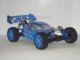 VRX-2E Buggy Elettrico Brushless con Batteria Lipo 11,1V e Radio 2.4gHz in Scala 1/8 4WD RTR