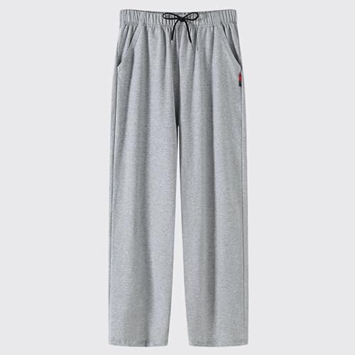 Sweatpants Men Summer Lightweight Loose Fit Plus Size Long Home Lounge Indoor Outdoor Trousers with Pockets2