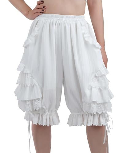 FCCAM Bloomer Shorts for Women Under Dress Ruffle Pumpkin Pants Boy Short Panties Pantaloons4