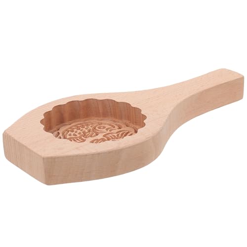 HOMSFOU Mondkuchenform mit Griff Backform für Mondkuchen und Gebäck Küchenhelfer für Selbstgemacht Desserts Wiederverwendbar und Leicht zu Reinigen