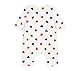 Petit Bateau A0BKG Langarm-Overall Unisex Baby Marshmallow/Multico 12 Monate