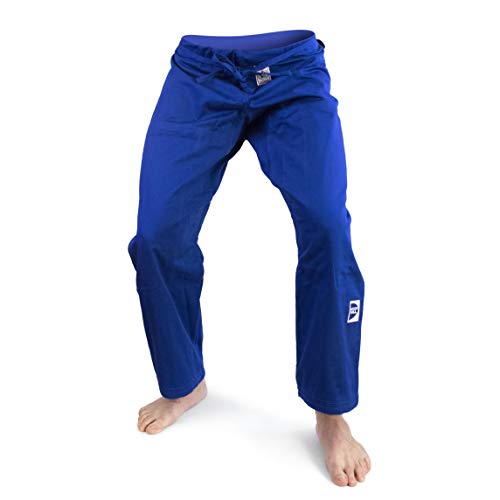 GREEN HILL Pantaloni Judo GI IJF Approved Trousers Greenhill Nuova Vestibilita' (Blu, 160)