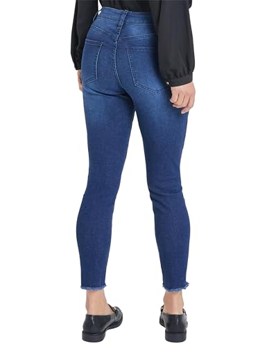 Royalty For Me Womens Women's High Rise Skinny Jean with Front Seam and Slit Detail Lifestyle Collection4