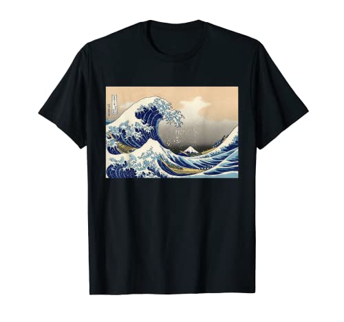 Kanagawa Gran Ola Artsy Camiseta