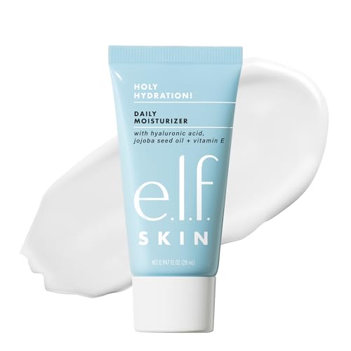 e.l.f. SKIN Holy Hydration! Moisturizer Mini, Ultra-Hydrating Formula, Infused with Aloe, Jojoba Oil...