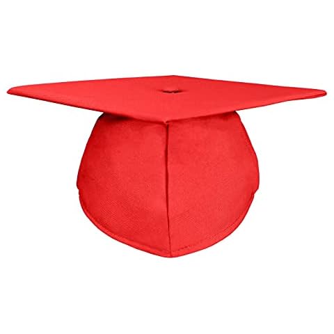 Gradplaza Graduation Unisex Matte Cap Only for Adult Cover